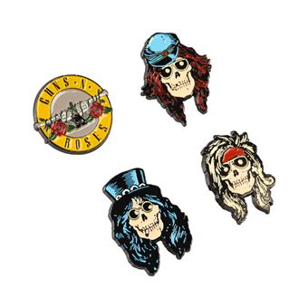 Set de 4 pins Guns N' Roses