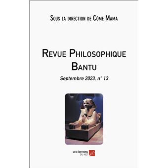 Revue Philosophique Bantu