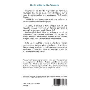 Sur le sable de l'île Tromelin