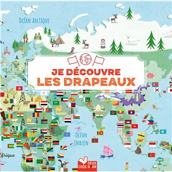 Je découvre les drapeaux - coffret avec puzzle