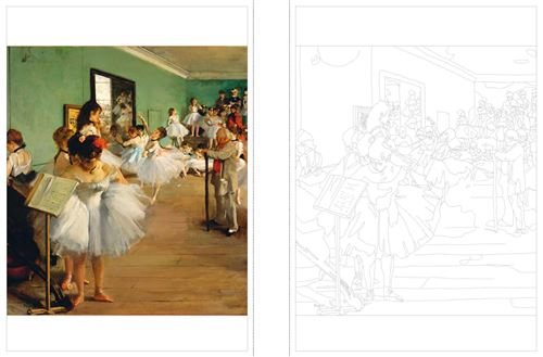 Affiches à colorier : Chefs d'oeuvre de l'impressionnisme - broché -  Collectif - Achat Livre