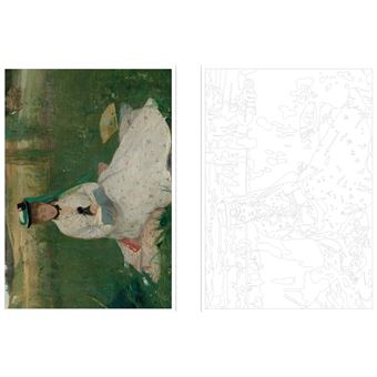 Affiches à colorier : Chefs d'oeuvre de l'impressionnisme