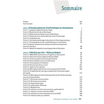 Infectiologie en réanimation et soins critiques