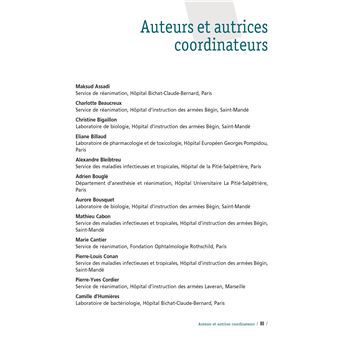 Infectiologie en réanimation et soins critiques