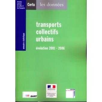 Annuaire statistique transports collectifs urbains 2007 evol