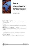 Revue internationale de geomatique vol 18 n  1 2008