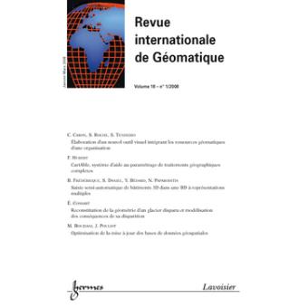 Revue internationale de geomatique vol 18 n  1 2008