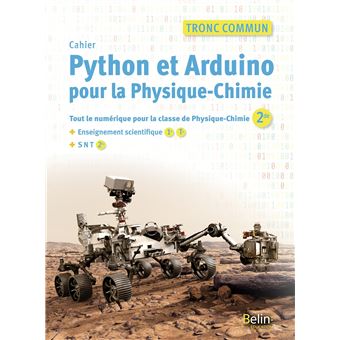 Python et Arduino pour la physique-Chimie Lycée tronc commun