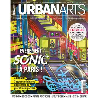 Urban Arts N°25 : Événement, Sonic à Paris ! - Août-Septembre 2023