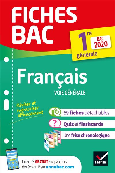 Fiches Bac Français 1ère Toutes Séries
