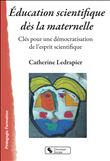 Éducation scientifique dès la maternelle