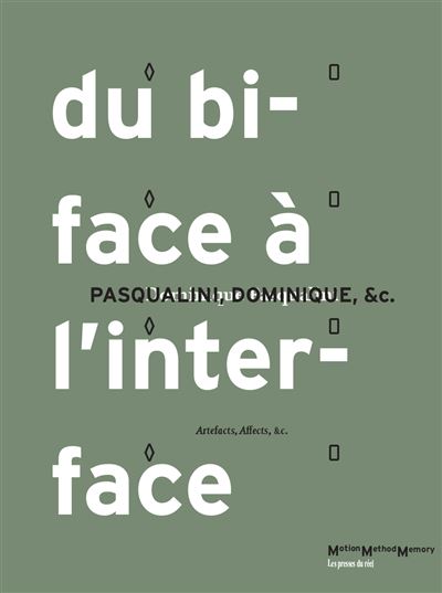 Du biface à l'interface - Dominique Pasqualini - broché