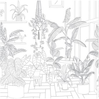 Les petits carrés d'Art-thérapie Fleurs et jardins