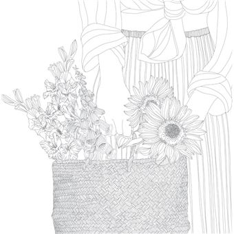 Les petits carrés d'Art-thérapie Fleurs et jardins