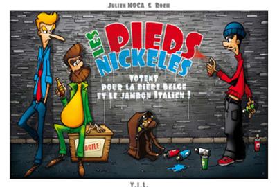 Les Pieds Nickelés votent pour la bière belge et le jambon italien !