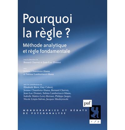 Pourquoi la règle ? - Jean-Luc Donnet - broché