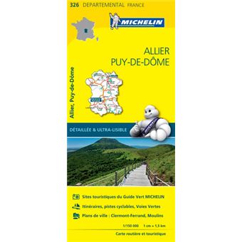 Allier Puy De Dome Echelle 1 150 000 Broche Collectif Michelin Achat Livre Fnac