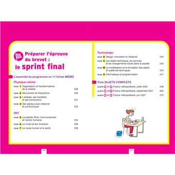 Annales du brevet Annabrevet 2023 Physique-chimie, SVT, Technologie 3e