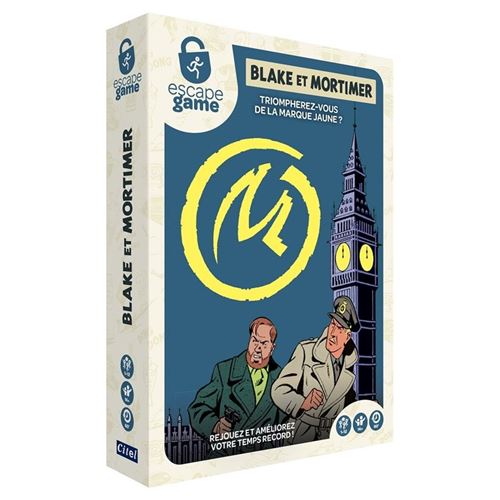 BLAKE ET MORTIMER-LA MARQUE JAUNE ESCAPE GAME