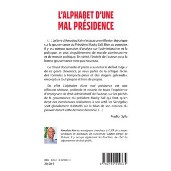 L'alphabet d'une mal présidence