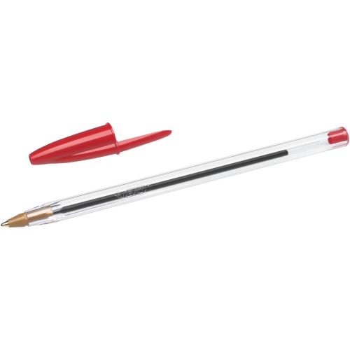 BIC Kugelschreiber Cristal Original, Strichfarbe: rot