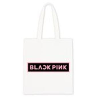 Tote Bag Blackpink Logo Blanc