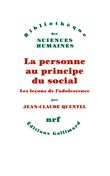 La personne au principe du social