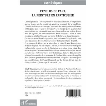 L'enclos de l'art, la peinture en particulier