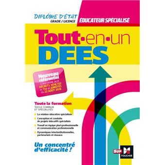 Tout En Un Dees Diplome D Etat Educateur Specialise Programme Complet Broche Denis Marion Elodie Caffin Laetitia Lenoir Achat Livre Ou Ebook Fnac