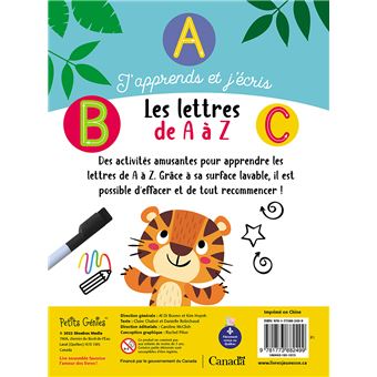 Les lettres de A à Z
