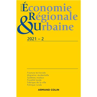 Revue d'économie régionale et urbaine Nº2/2021 Varia