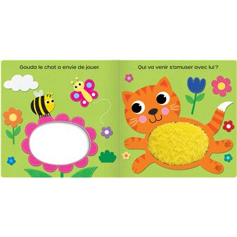 Pouet ! Pouet ! Bébé chat veut jouer - Appuie sur le ventre des animaux pour les entendre faire Pouë