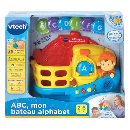 Jouet de bain montessori avec lettres alphanumériques pour bébé