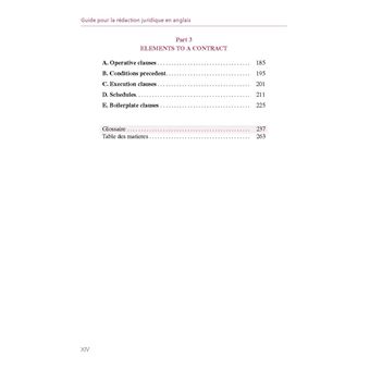 Guide pour la redaction juridique en anglais