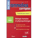 Annales corrigées Vuibert Bac Biologie humaine SMS