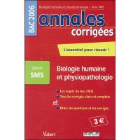 Annales corrigées Vuibert Bac Biologie humaine SMS