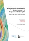 Enseignement-apprentissage de la grammaire en langue vivante étrangère