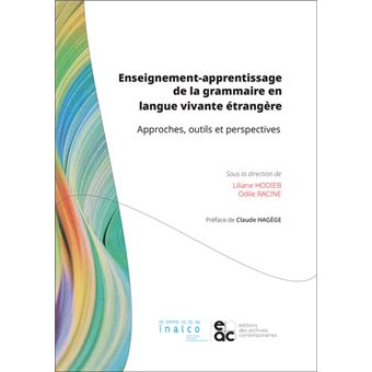 Enseignement-apprentissage de la grammaire en langue vivante étrangère