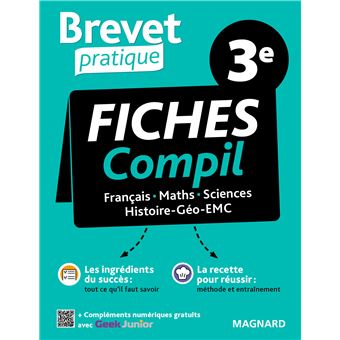 Brevet Pratique Compil de Fiches Examen 3e - Brevet 2023