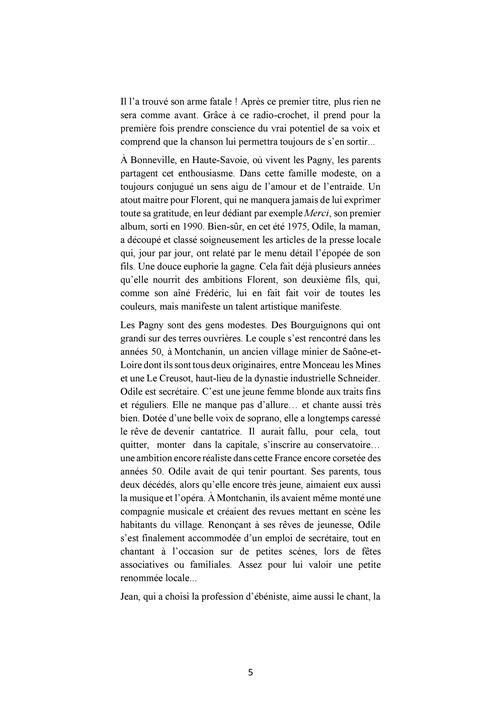 Florent Pagny - Portrait d'un éternel rebelle - broché - Eric Le Bourhis -  Achat Livre ou ebook