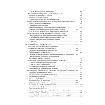 Histoire de l'écriture romanisée du vietnamien (1615-1919)