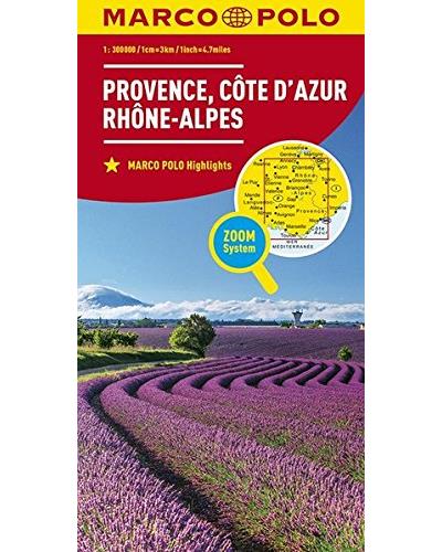 Provence, Côte D'Azur, Rhône-Alpes