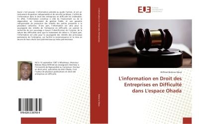 L'information en droit des entreprises en difficulte dans l'