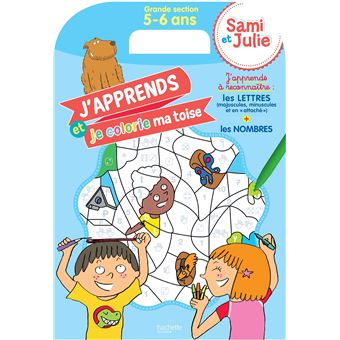Ma toise à colorier - SAMI ET JULIE, grande section (5-6 ans)