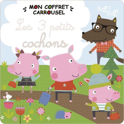 Les 3 Petits Cochons - Mon coffret avec 1 livre carrousel et 4 figurines -  Les 3 petits cochons (avec des figurines) - Dawn Machell - Boîte ou  accessoire - Achat Livre
