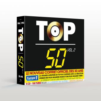 Top 50 30 Ans Volume 2 5 Cd Digipack Compilation Cd Album Achat Prix Fnac