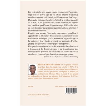 Len enfants en trouble spécifique de la lecture et l'optimisation de leur apprentissage scolaire
