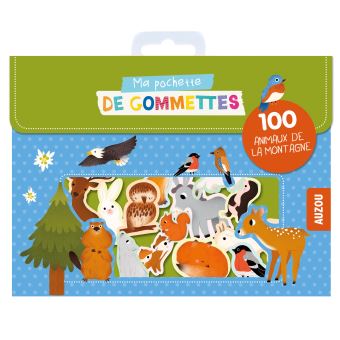 Ma pochette de gommettes - 100 animaux de la montagne