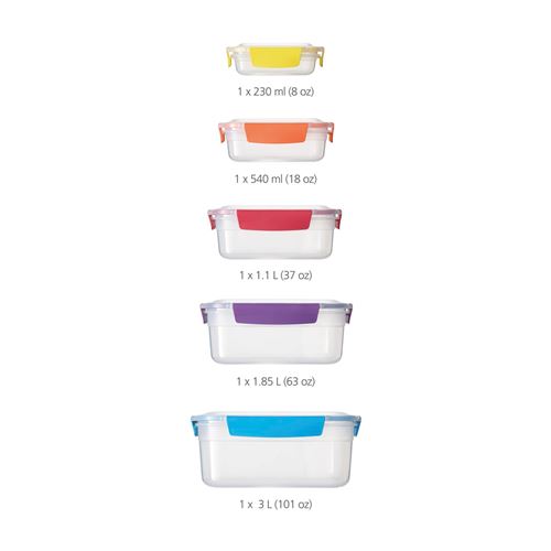 JOSEPH JOSEPH NEST LOCK STORAGE (3 X 540 ML)