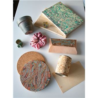 Marbling - 14 projets en pas-à-pas pour une déco marbrée